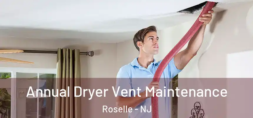  Annual Dryer Vent Maintenance Roselle - NJ