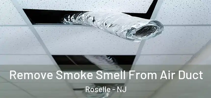 Remove Smoke Smell From Air Duct Roselle - NJ